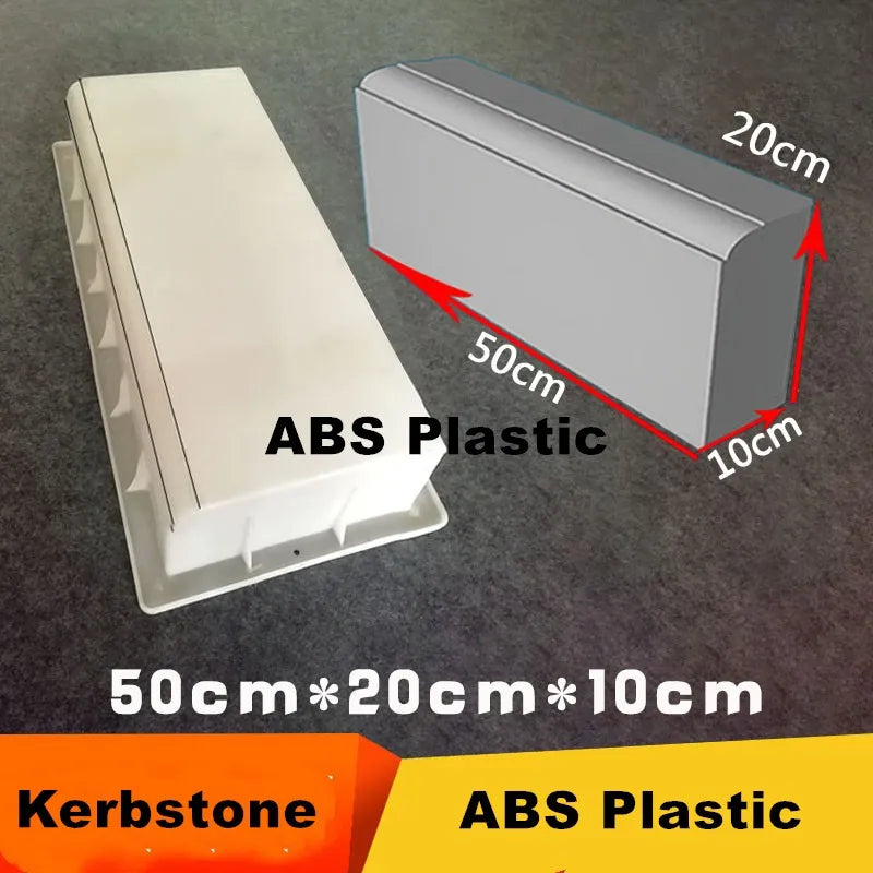 Strong Plastic Curbstone Mould, Road Side Stone Road Sidewalk Mold, Highway Shoulder Rised, Strong Bones, Mass Construction