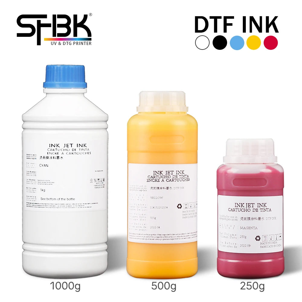 DTF Tekstil Transfer Mürekkebi 250–1000 ml