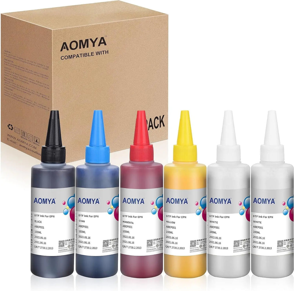DTF Mürekkep Seti 6 x 100 ml