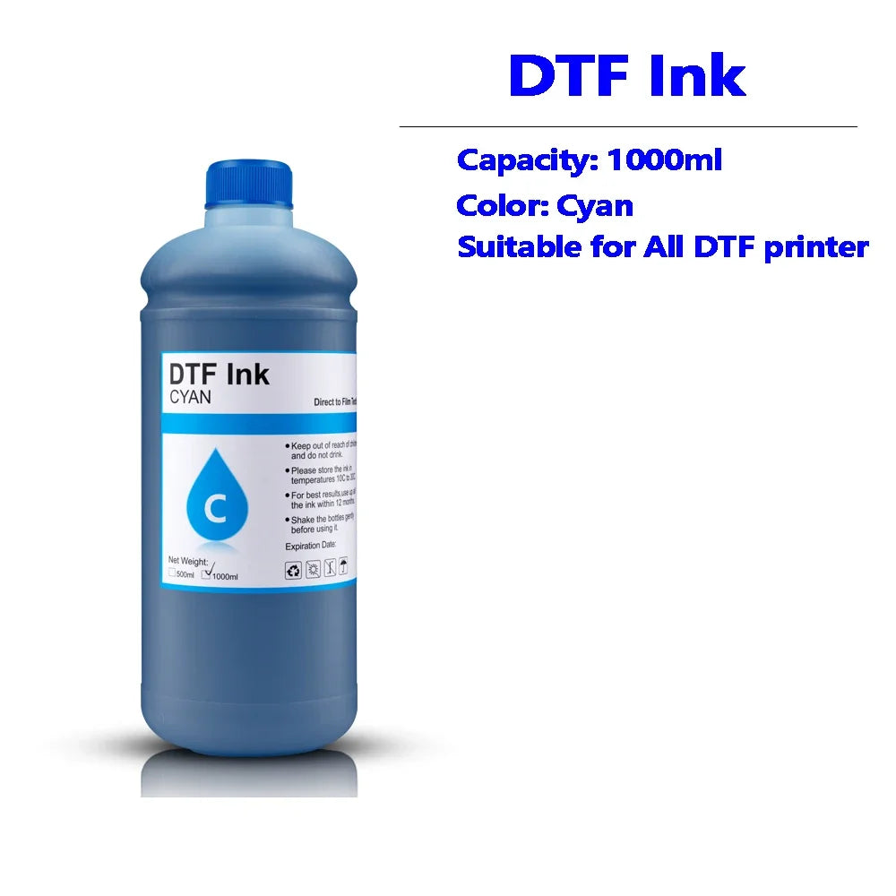 DTF Mürekkep Seti 6 x 1000 ml - 2 Beyaz