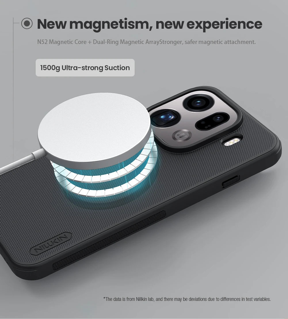 OPPO Find X9 Pro Nillkin MagSafe Mat Koruyucu Kılıf