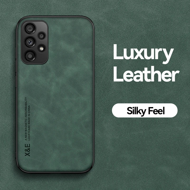Xiaomi Serisi Manyetik Deri Dokulu Koruyucu Kılıf