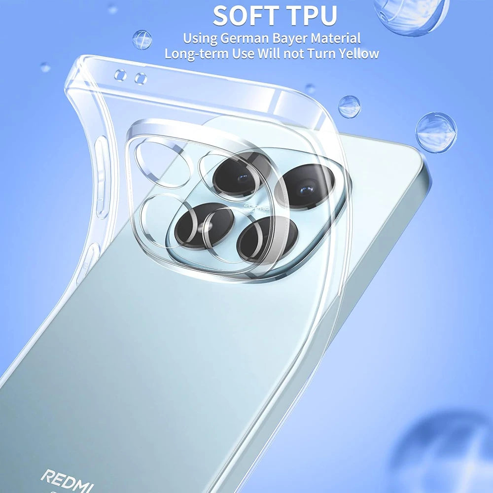 Redmi Note 15 Pro Serisi İnce Şeffaf TPU Kılıf