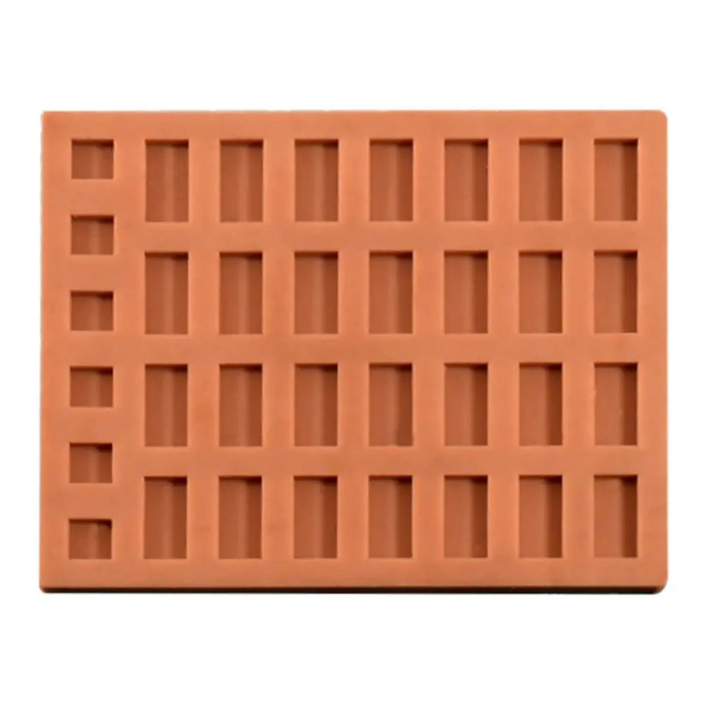 Red Mini Brick Silicone Mold Silicone Construction Material Tile Model Mould Building Making Handmade House Miniature Brick Mold
