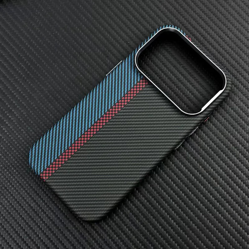 iPhone Serisi Manyetik Karbon Fiber Zırhlı Kılıf