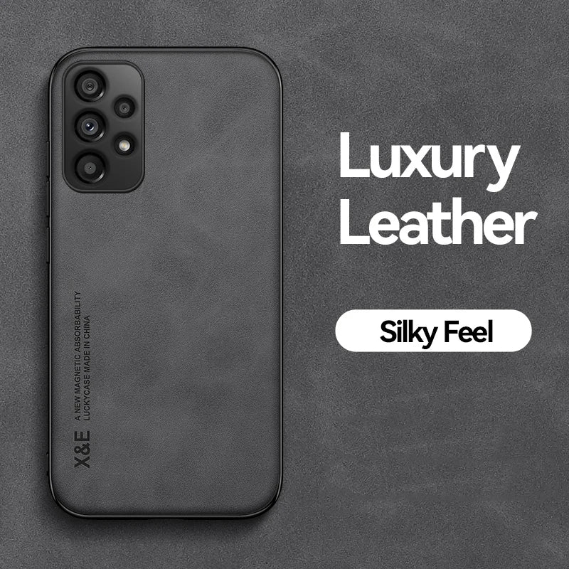 Xiaomi Serisi Manyetik Deri Dokulu Koruyucu Kılıf