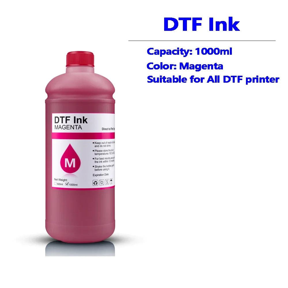 DTF Mürekkep Seti 6 x 1000 ml - 2 Beyaz