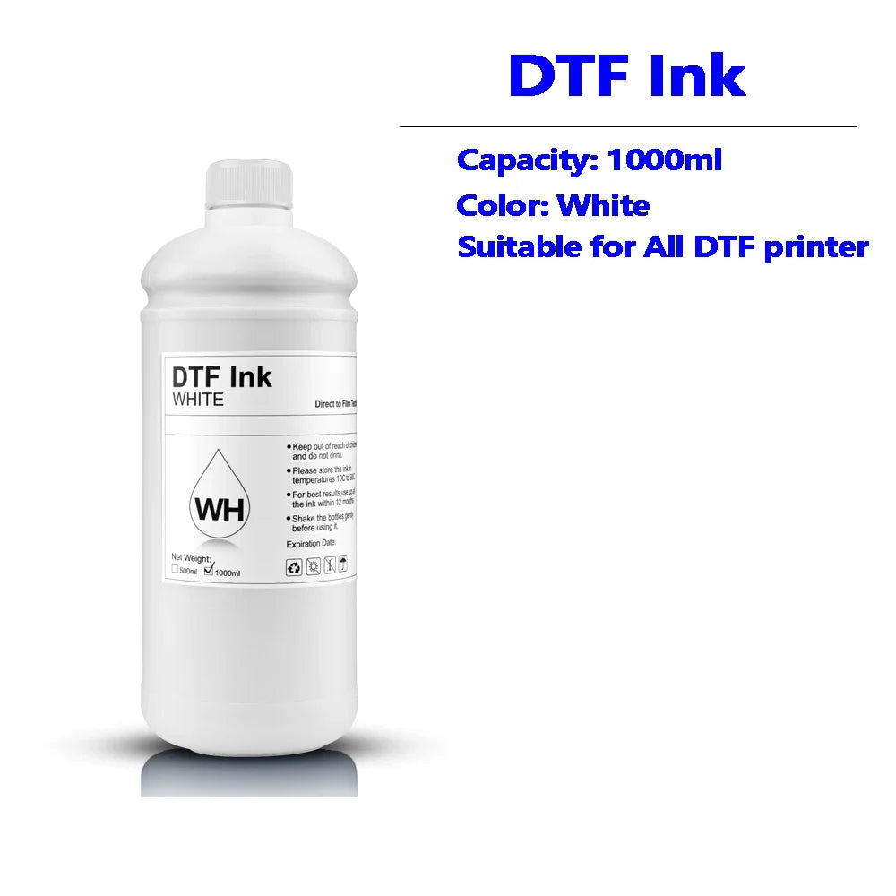 DTF Mürekkep Seti 6 x 1000 ml - 2 Beyaz