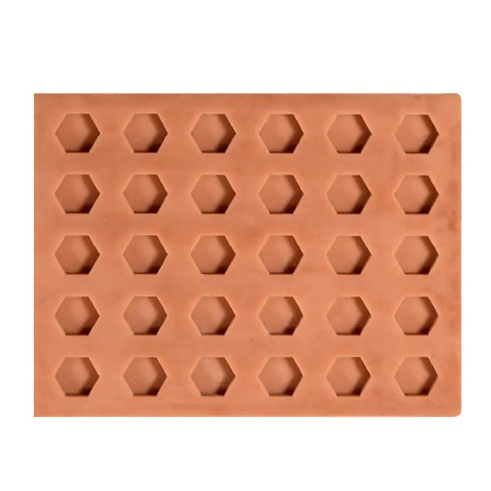 Red Mini Brick Silicone Mold Silicone Construction Material Tile Model Mould Building Making Handmade House Miniature Brick Mold