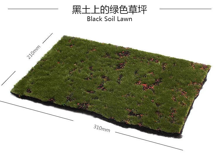 Miniature model finished turf model sand table base material 31 * 21cm  DIY Scene Transformation Materials