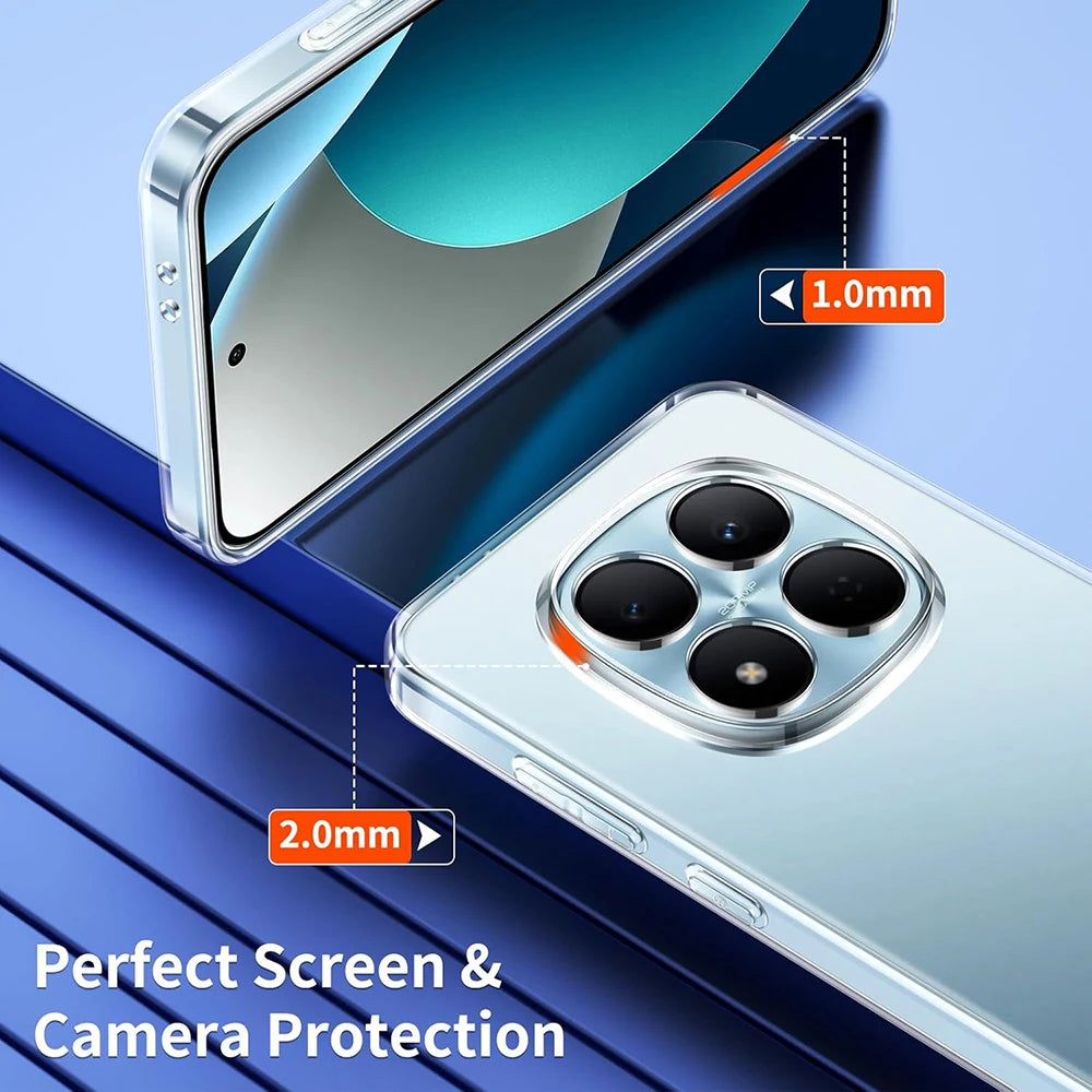 Redmi Note 15 Pro Serisi İnce Şeffaf TPU Kılıf