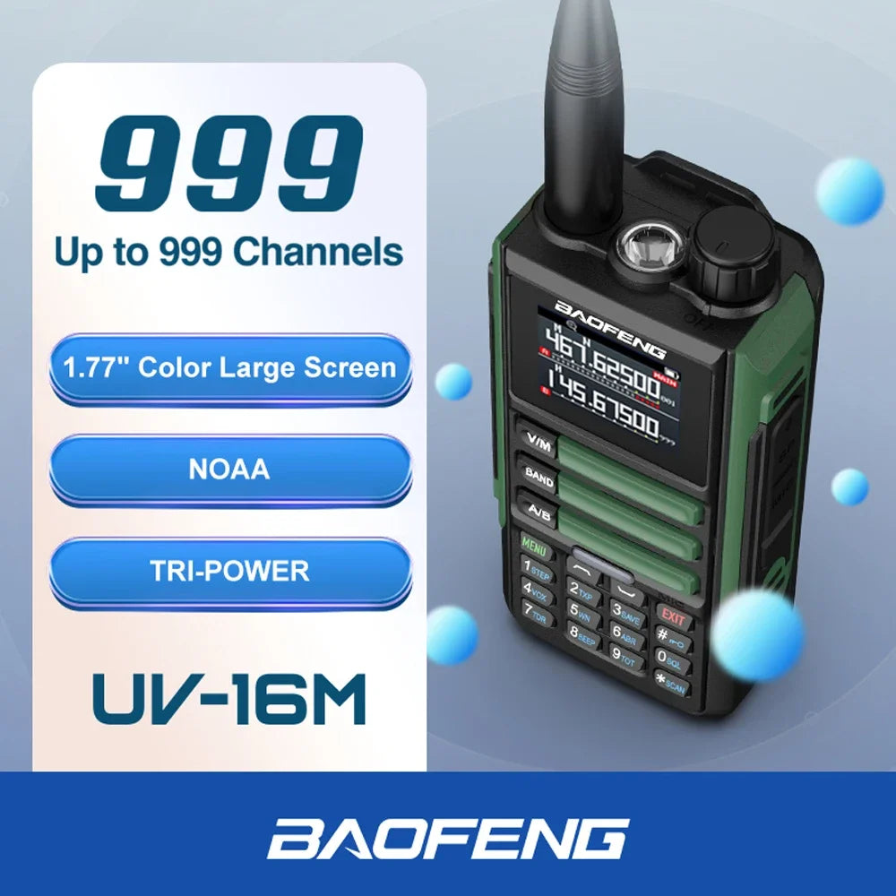Baofeng UV16M 15W Su Geçirmez Telsiz 2’li Set