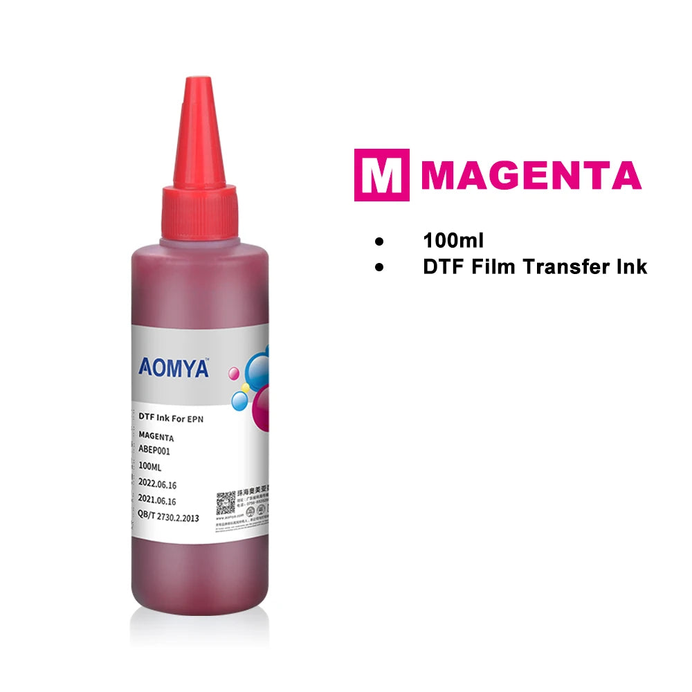 DTF Mürekkep Seti 6 x 100 ml