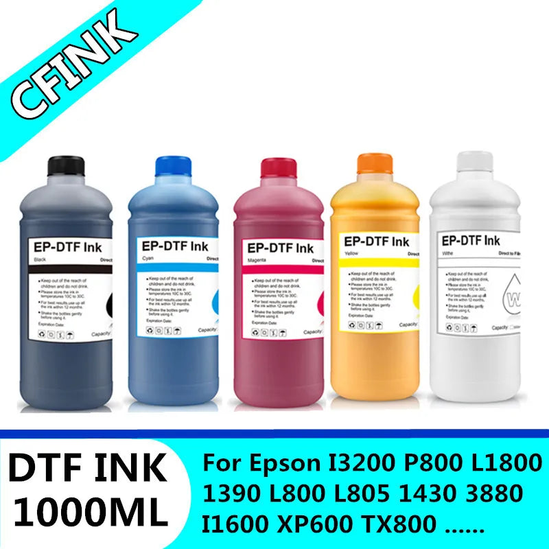 Epson Uyumlu DTF Transfer Mürekkebi 1000 ml