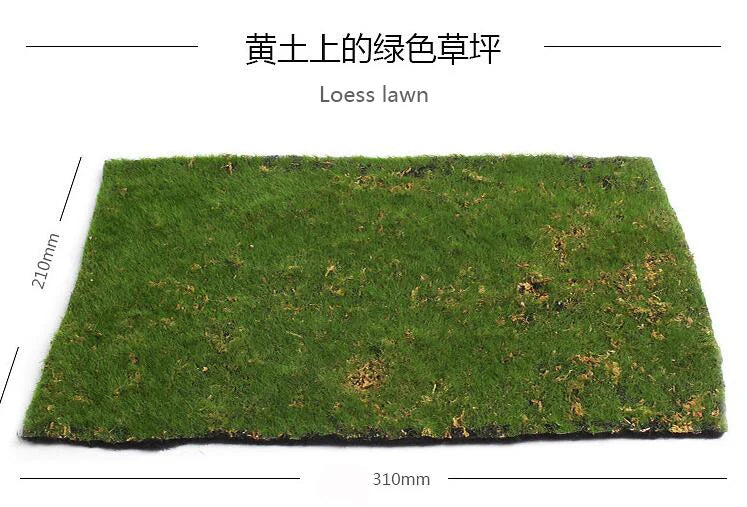 Miniature model finished turf model sand table base material 31 * 21cm  DIY Scene Transformation Materials